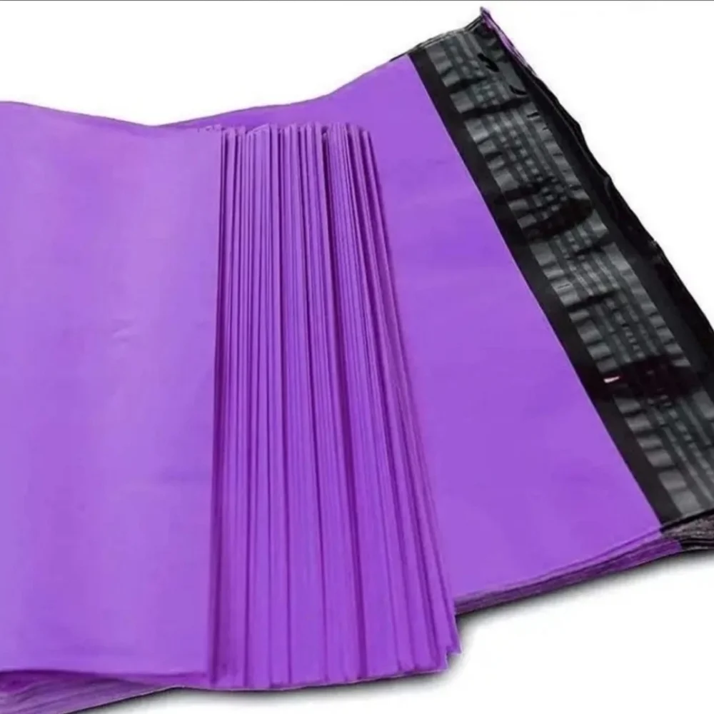 Purple Poly Mailing Bags for Shipping Supplies 10X13 Qty 15